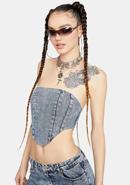 Amison Denim Corset