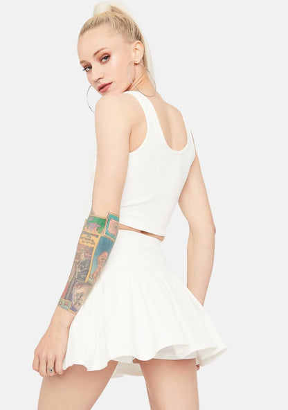 Angel Cheerful Player Tank Pleated Skirt Set