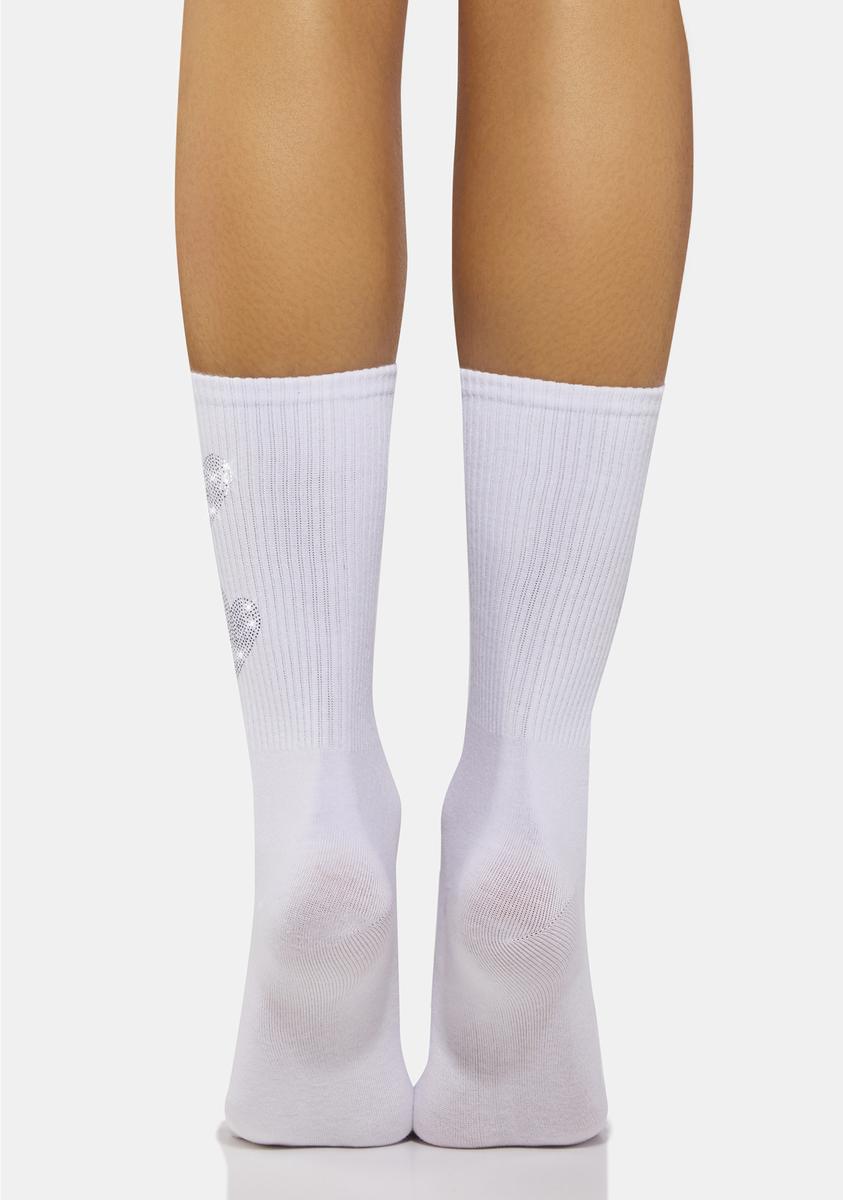 Angel Sealed With Kisses Crew Socks
