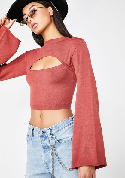 Amber Hot Lil Honey Long Sleeve Sweater