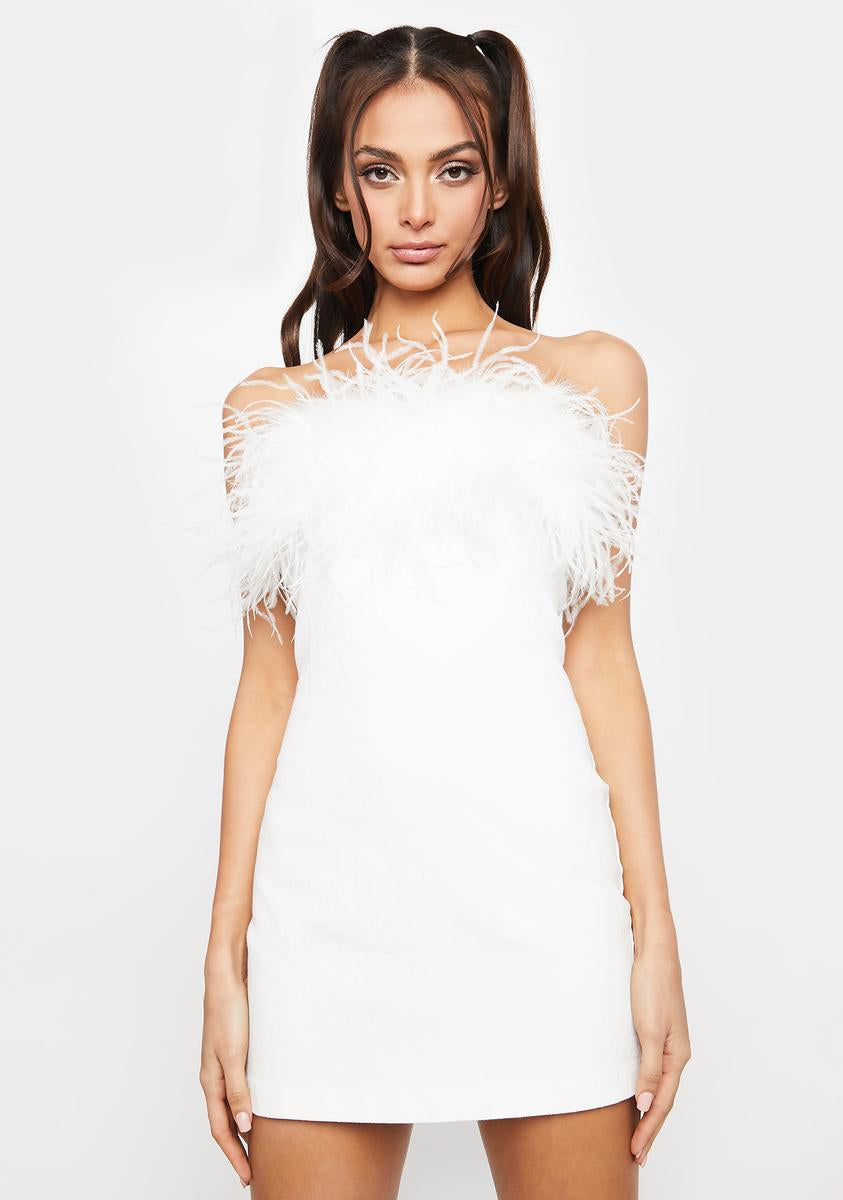 Angel Wild Babe Strapless Mini Dress