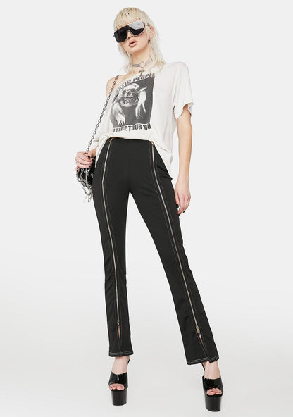 Anarchy In Me Zipper Pants