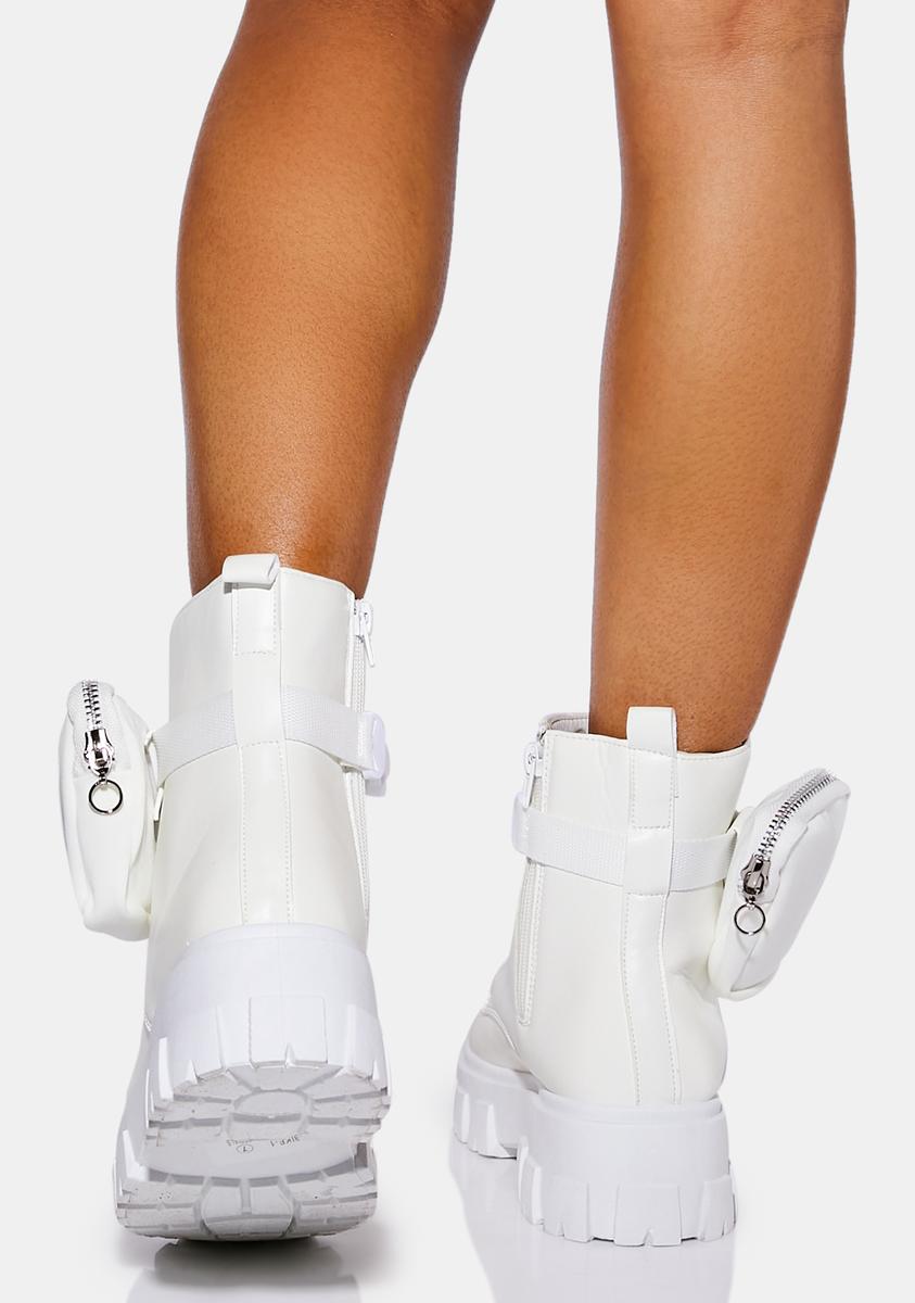 Angel Suit Yourself Winged Ankle Boots
