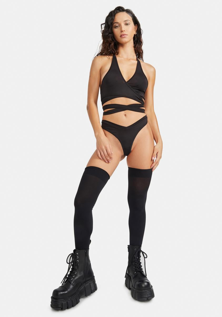 Appeal To Me High Leg Thong