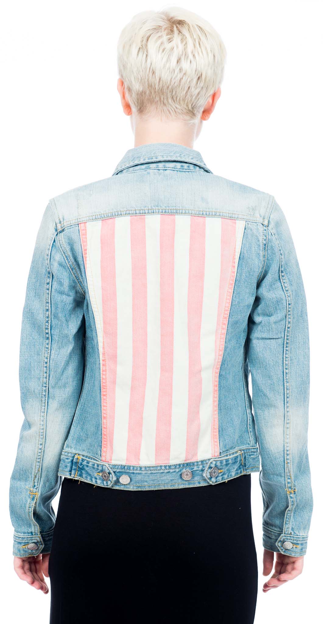 American Flag Denim Jacket