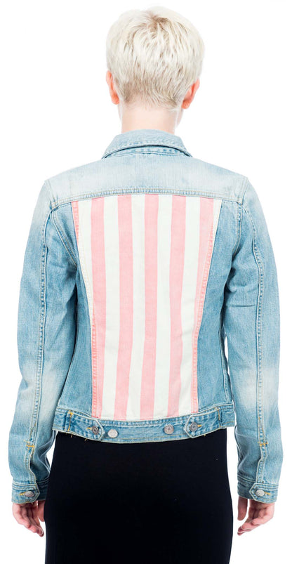 American Flag Denim Jacket
