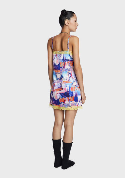 Anime Lace Trim Chemise