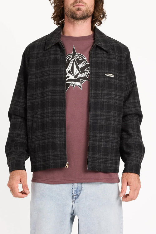 Avoider Jacket Black Grey