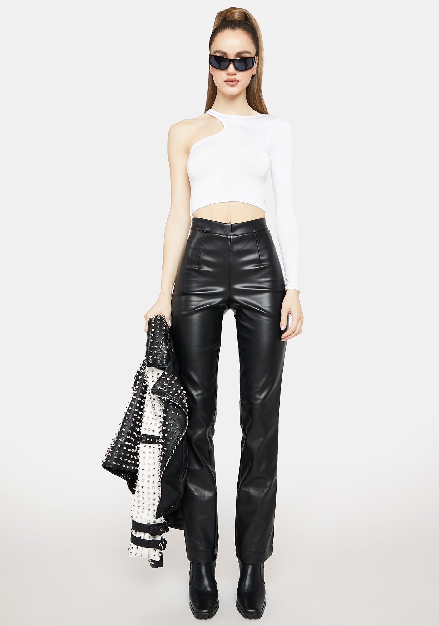 Angel Don't Blame Me Asymmetrical Top