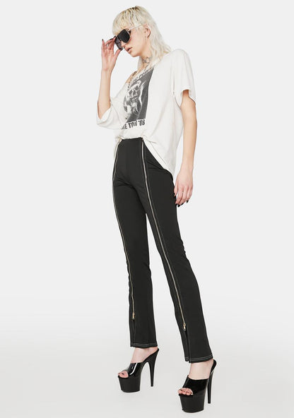 Anarchy In Me Zipper Pants