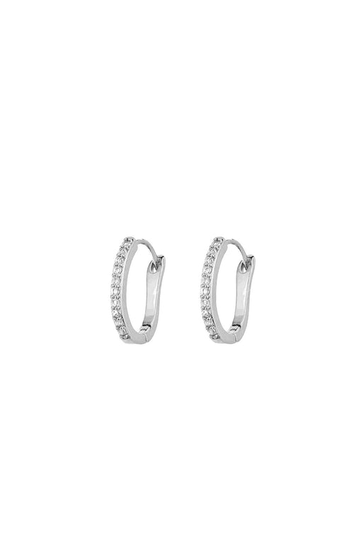 Aurora Crystal Sleepers Silver
