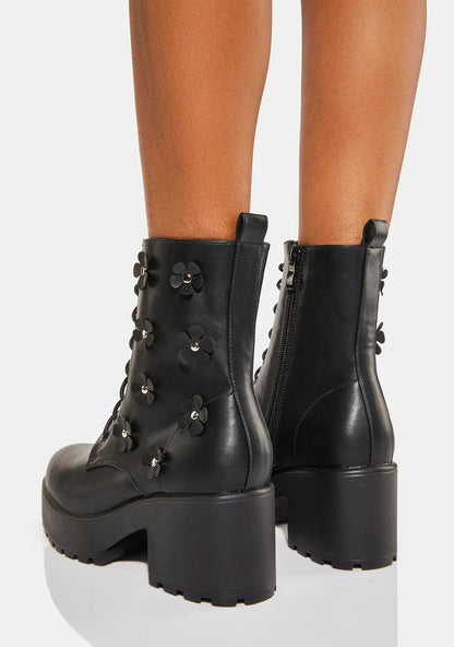 Amabilis Flower Platform Boots