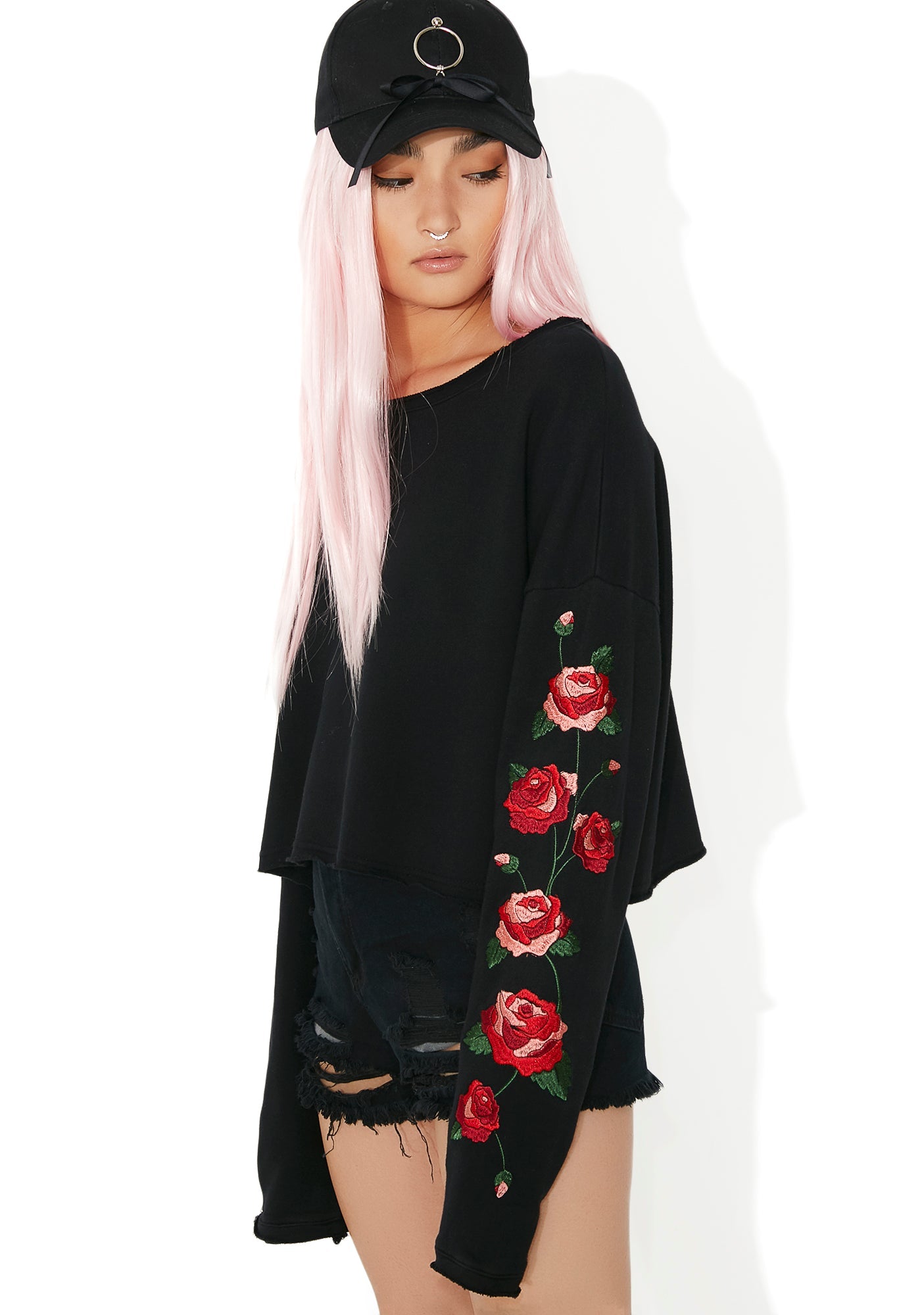 Among The Roses Embroidered Top