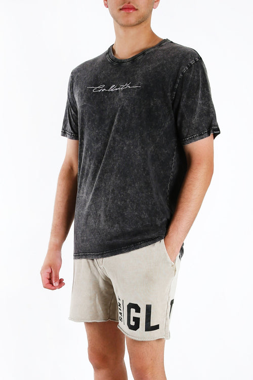 Batten Tee Washed Black