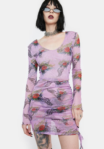 Angel Rose Long Sleeve Top