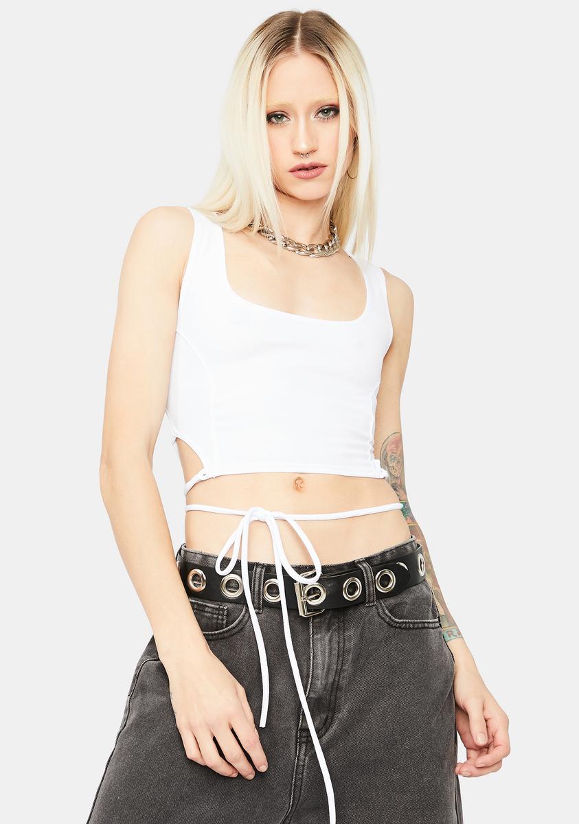 Angel Always Right Crop Tank Top