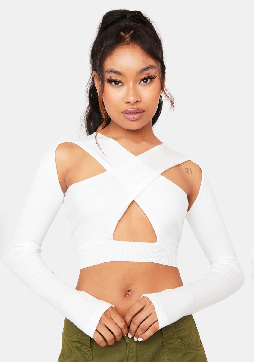 Angel No More Lies Cut-Out Top
