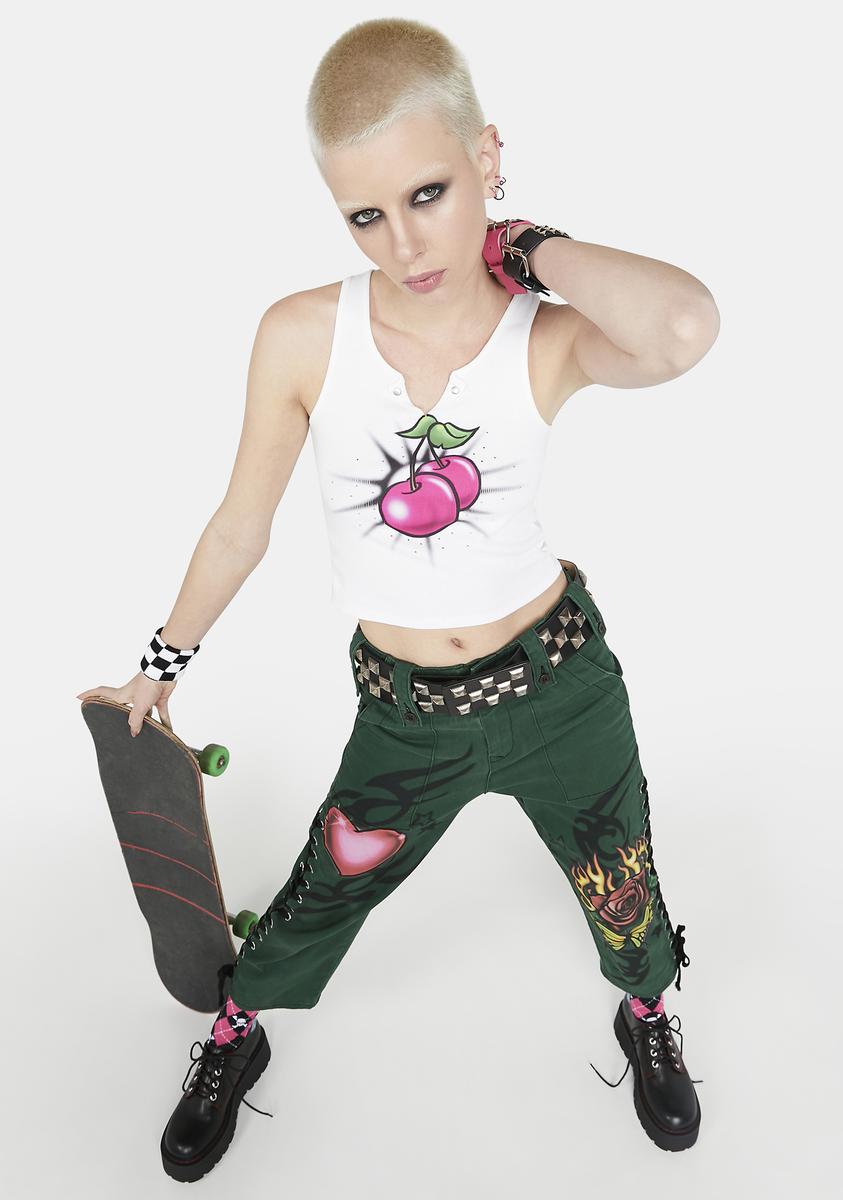 Angst And Anarchy Lace Up Pants