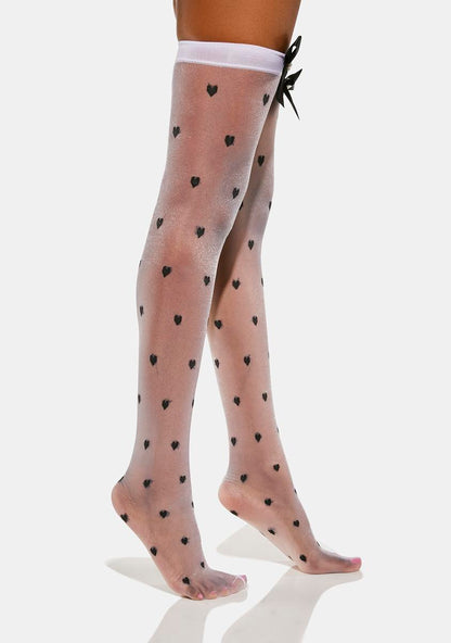 Angel Sprint My Heart Thigh Highs