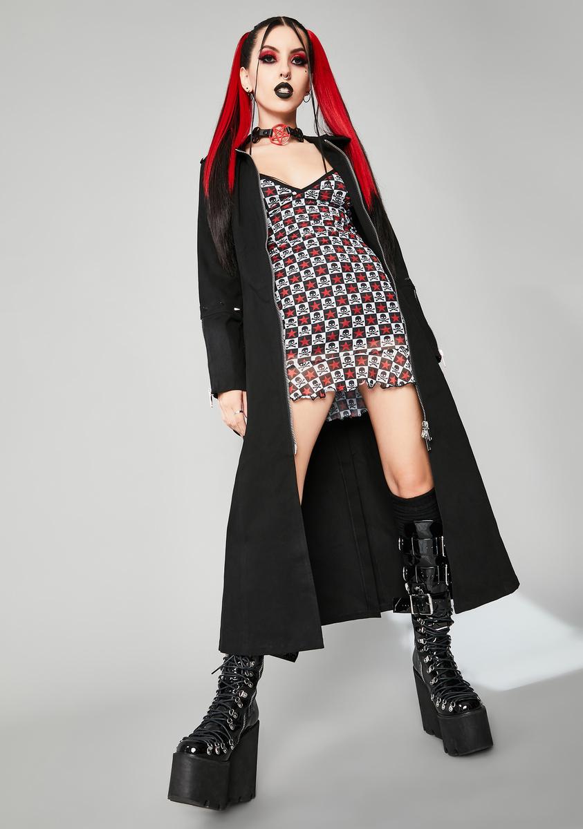 Antisocial Anthem Mesh Dress