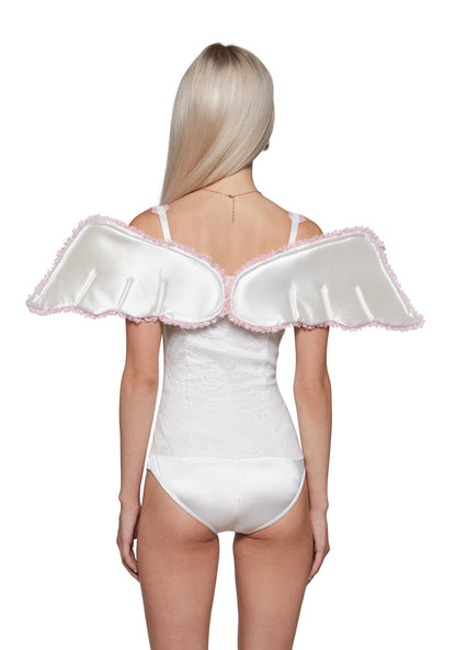 Angelina Corset Bodysuit with Wings