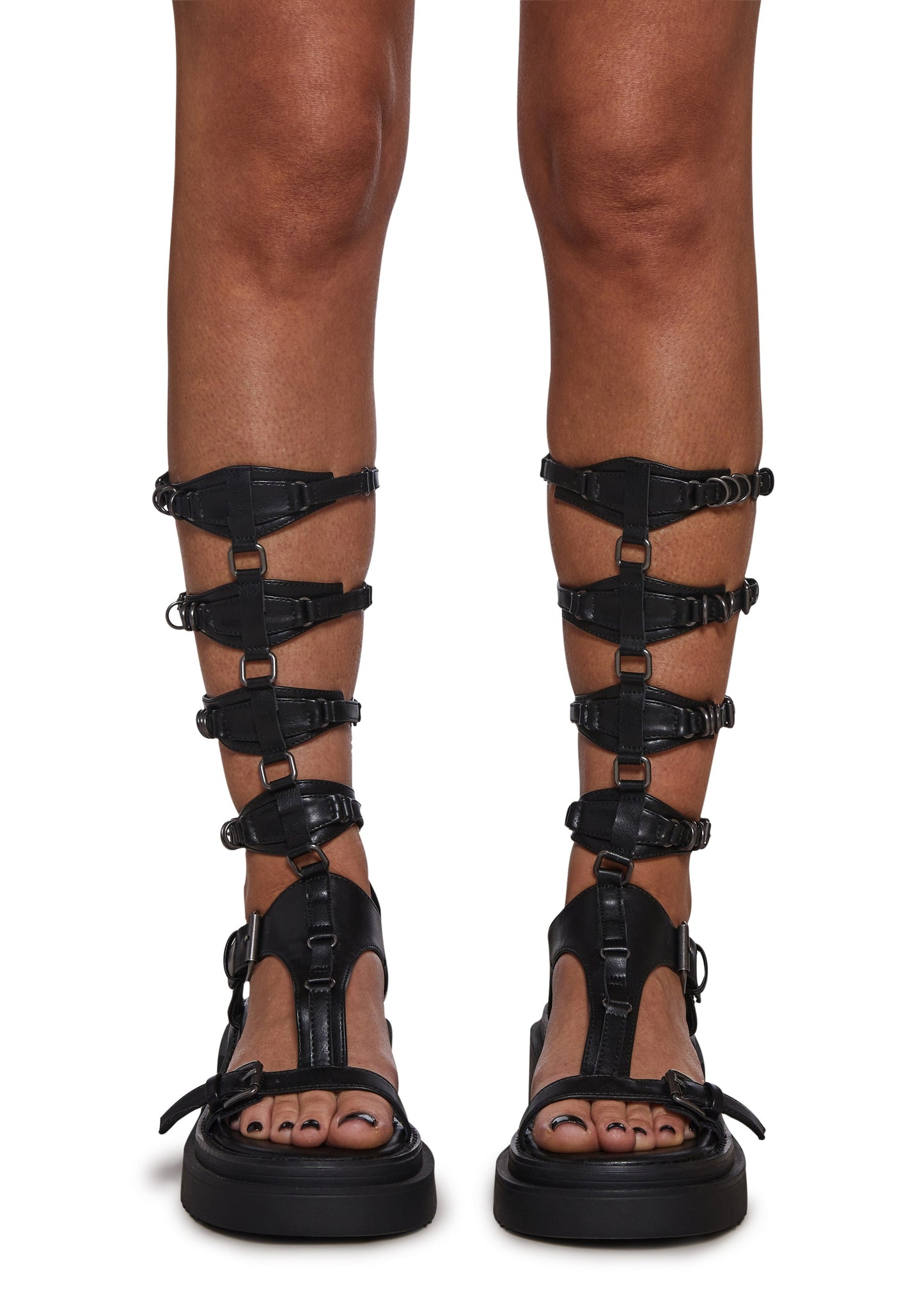 Analog Buckle Gladiator Sandal