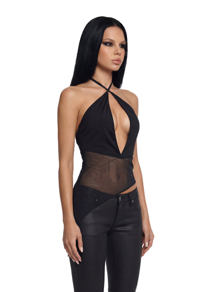 Analog Asymmetrical Halter Top