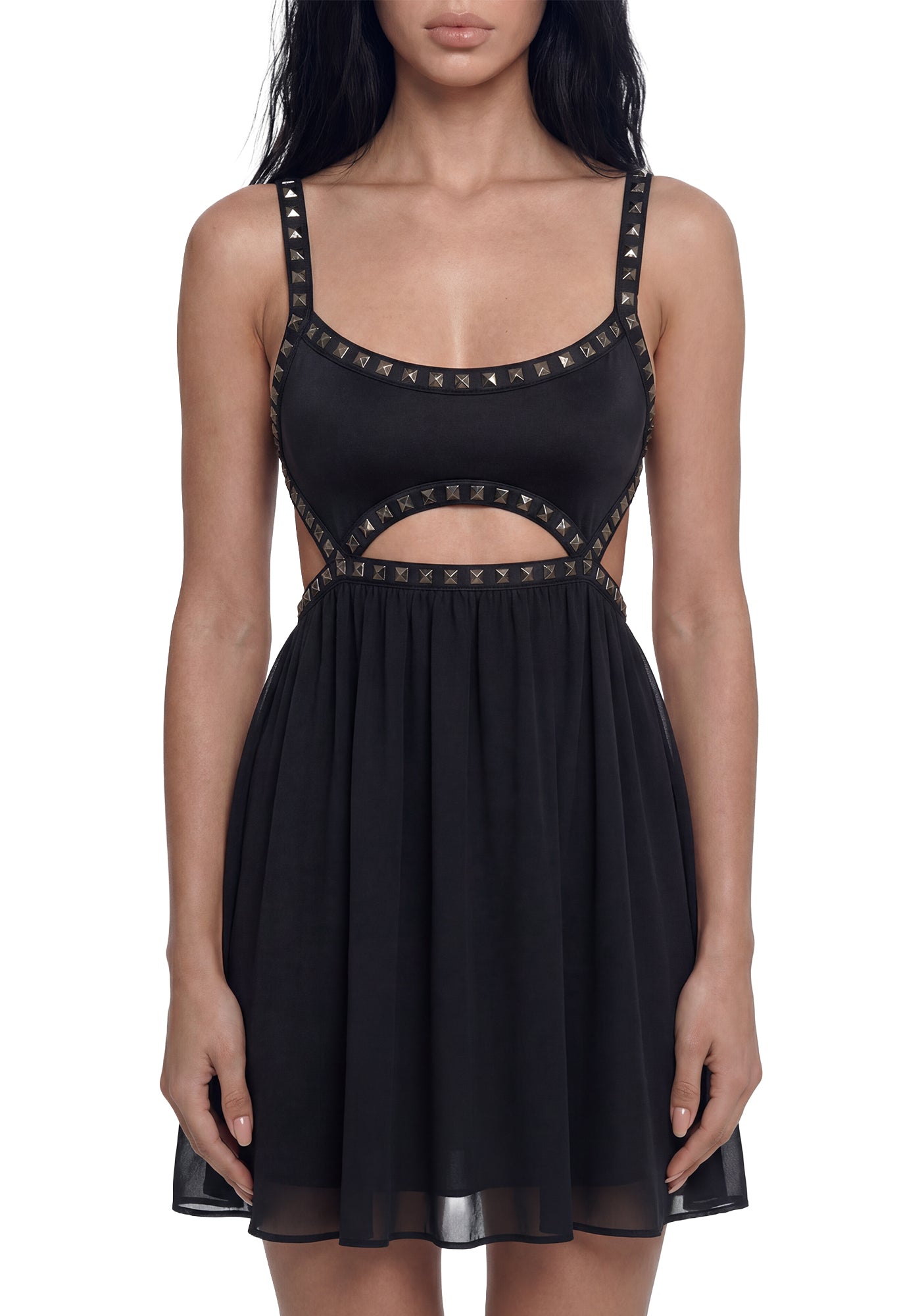 Amy Studded Babydoll Dress