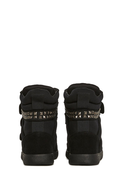 Ambient Wedge Sneakers With Studs