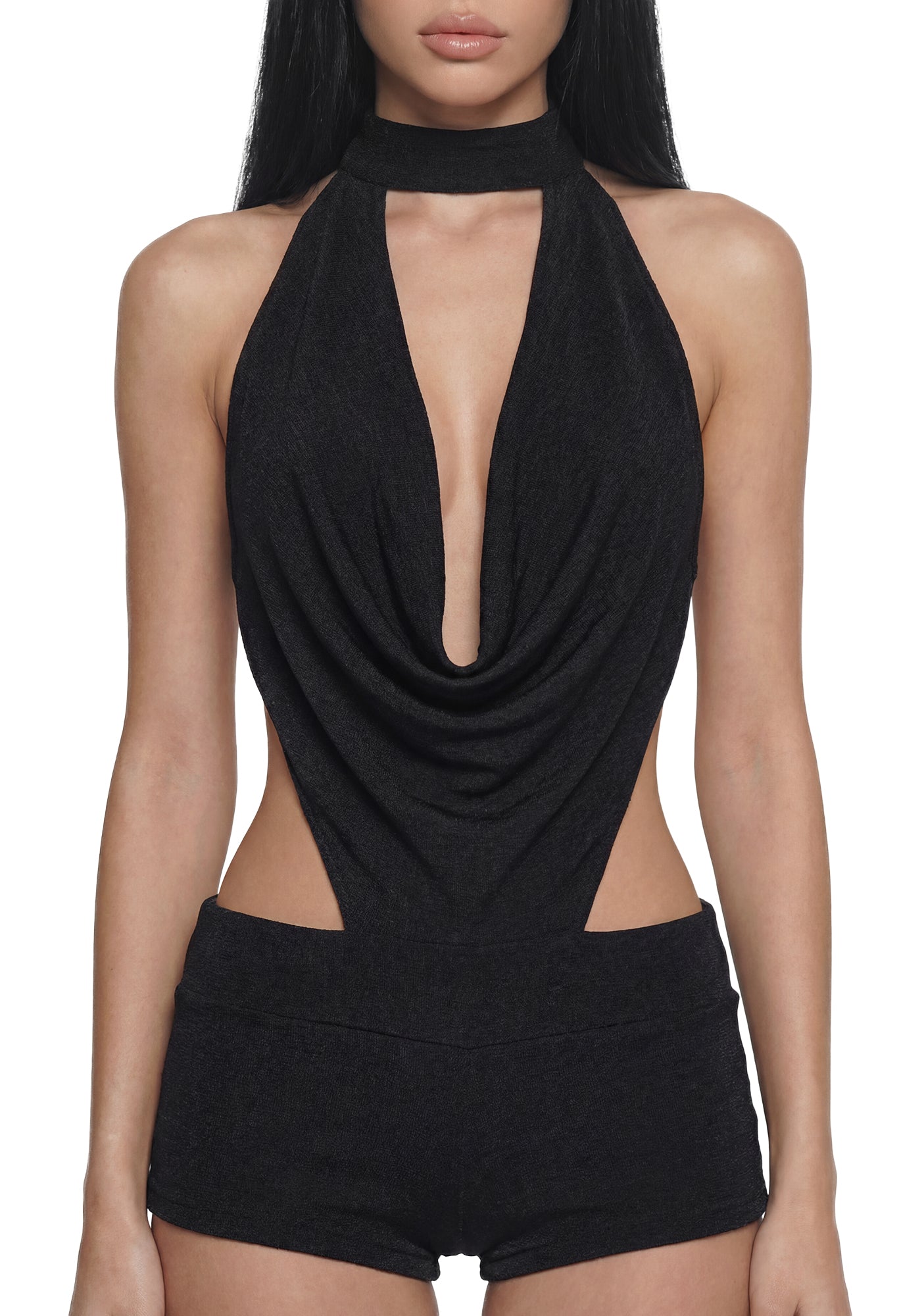 Analog Cowl Neck Romper