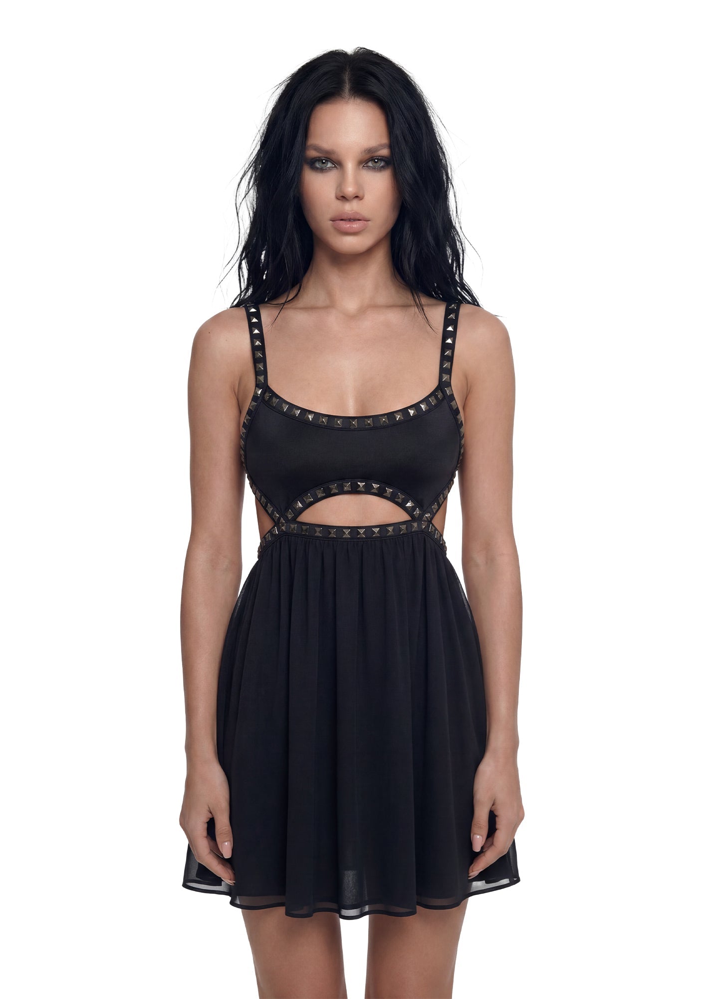 Amy Studded Babydoll Dress