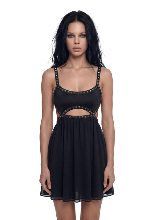 Amy Studded Babydoll Dress