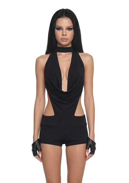 Analog Cowl Neck Romper