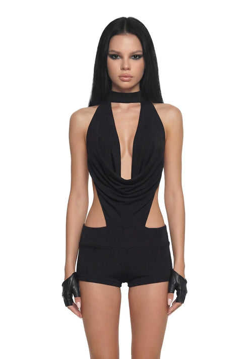 Analog Cowl Neck Romper