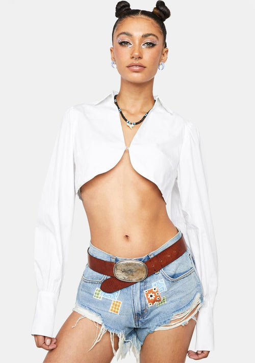 Angel Not So Pure Crop Top