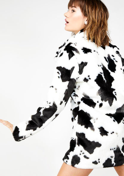 Animal Behavior Faux Fur Coat