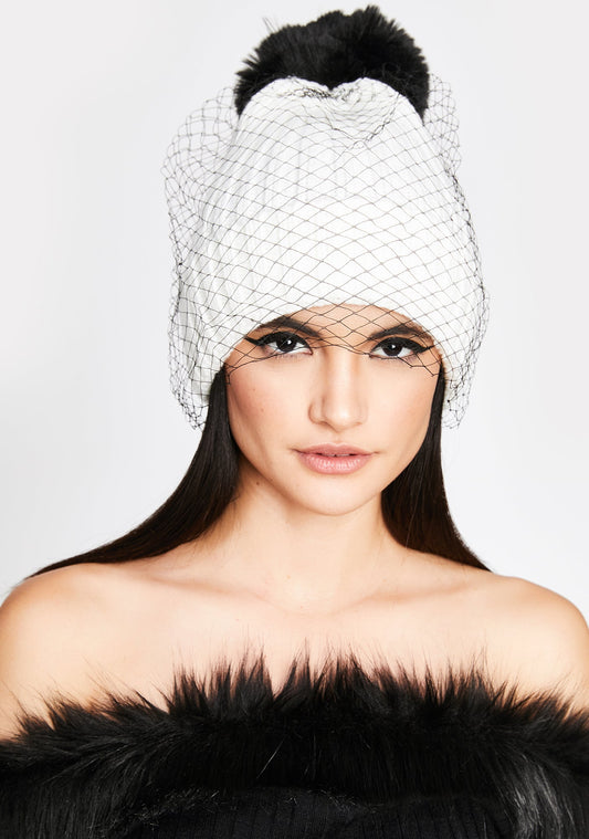 Angel Sad For What Fishnet Beanie