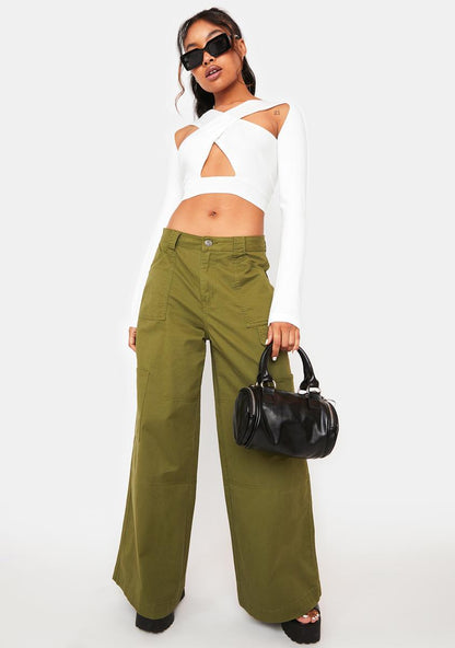 Angel No More Lies Cut-Out Top