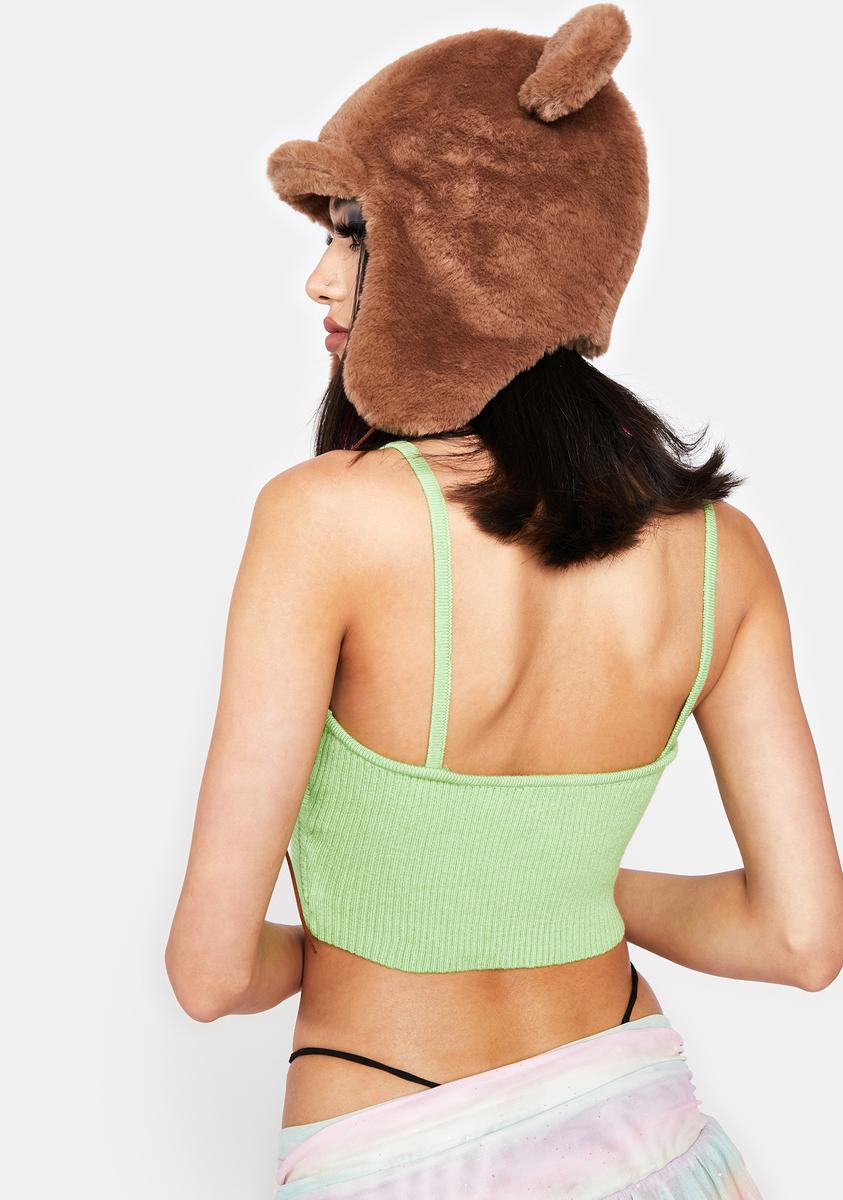 Apple Better Be Ready Crop Top