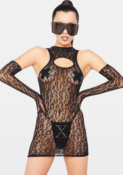 Animal Instinct Lingerie Set