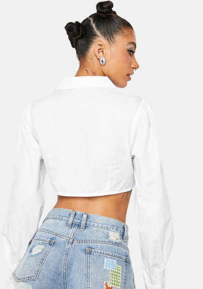 Angel Not So Pure Crop Top