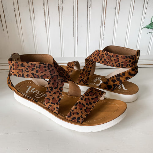 Misty Sandal - Leopard