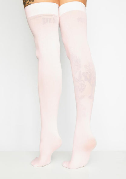 Angel Of Mine Sheer Thigh Highs