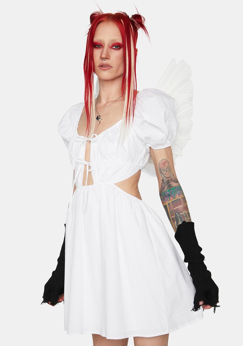 Angel Time Stops Mini Dress