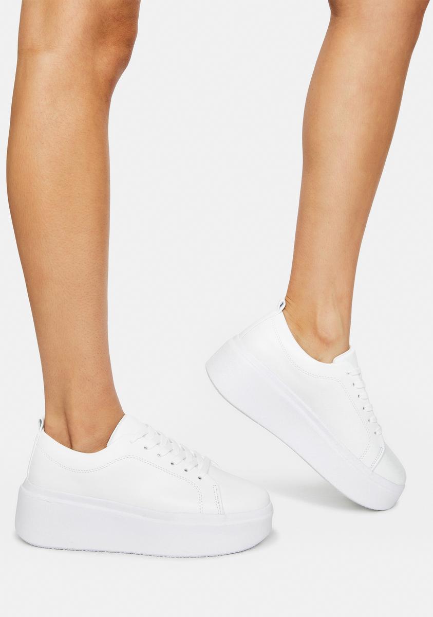Angel No One Deserves You Platform Sneakers