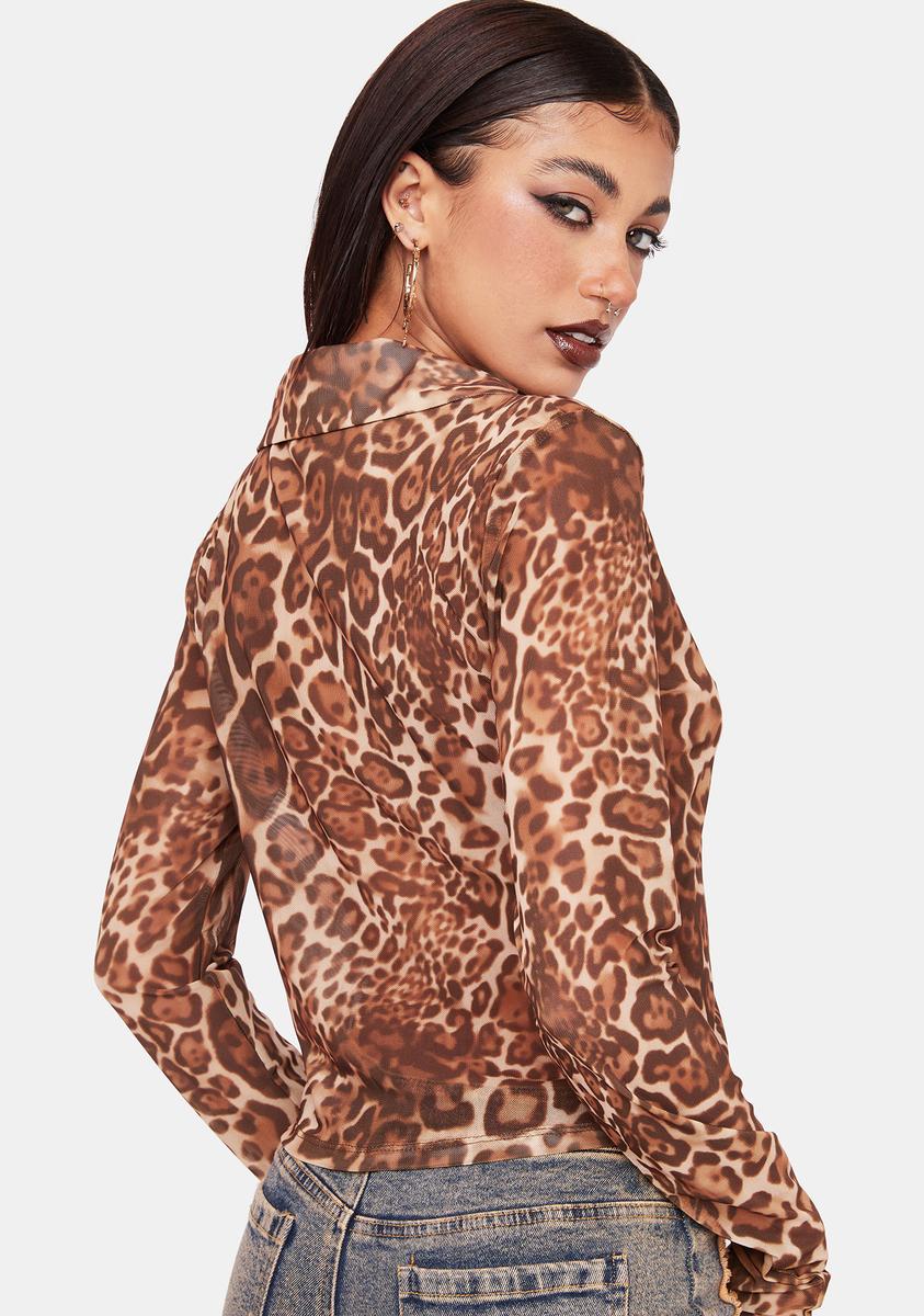 Anything For Love Leopard Top