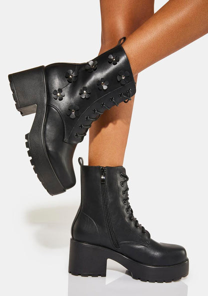 Amabilis Flower Platform Boots