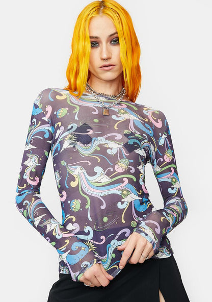 Amelia Mesh Shirt