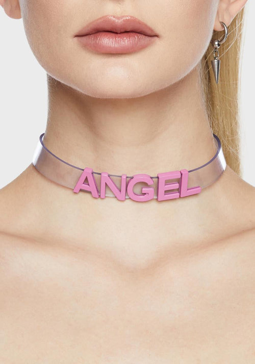 Angel Clear Choker