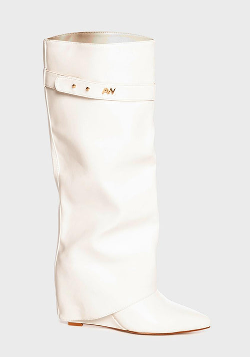 Angel Stuck On You Wedge Boots